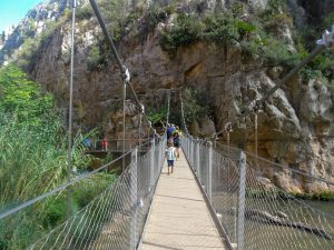 Ruta de los puentes colgantes Chulilla