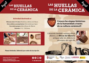 Huellas de ceramica agost planes con niños