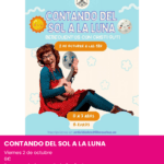 Sesión de cuentos Contando del sol a la luna para bebés y familias en Sant Joan d'Alacant