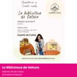 Presentación y Cuentacuentos La biblioteca de Natura Llibres Chus. Planes con niños del 29 al 31 de mayo