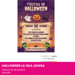FIESTA DE HALLOWEEN INFANTIL VILLAJOYOSA. PLANES 30 DE OCTUBRE ALICANTE