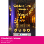 Nit dels Ciris Busot. Planazo este sábado 25 de julio en alicante