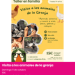 Visita a los animales de la granja para niños en La Granja de Elche