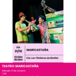 MARICASTAÑA. SALA LA CARRETA ELCHE. TEATRO INFANTIL ESTE FIN DE SEMANA EN ALICANTE