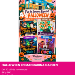 halloween en mandarina garden. planes este fin de semana con niños en alicante