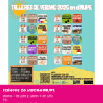 Talleres MUPE con niños en elche verano 2026