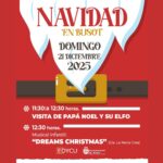 Planes de navidad en alicante. casita de papa noel en busot