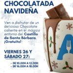 Planes con niños vacaciones de Navidad: Chocolatada navideña castillo de santa bárbara