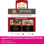 Petit teatre. Planes del 12 al 14 de junio en alicante con niños