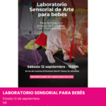 Laboratorio sensorial de arte para bebés. Planes con bebés en alicante este fin de semana