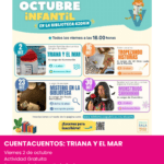 Cuentacuentos Triana y el Mar para familias con niños en Alicante