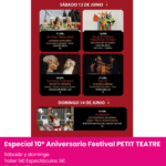 Especial 10° Aniversario Festival PETIT TEATRE: Planes del 12 al 14 de junio en alicante con niños