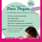 Talleres de cerámica para niños en alicante este verano