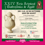 Feria artesanal de agost alicante con niños