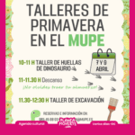 Talleres de primavera en el MUPE. Planes con niños del 7 al 11 de abril