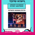 Teatro infantil en Calpe. Ritmos animalescos. Planes con niños