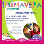 Primavera en parques, circo en familia. pLANES GRATUITOS domingo 12 de abril alicante