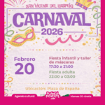 Carnaval san vicente del raspeig. pLANES del 20 al 22 de febrero en alicante