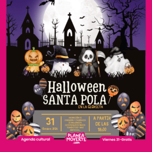 Fiesta de Halloween en Santa Pola 2025 para familias y niños en Alicante