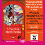 cuentacuentos de halloween en llibres chus para niños y niñas de alicante