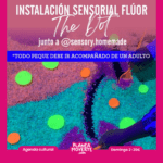 Instalación sensorial fluor plan con bebés este fin de semana alicante