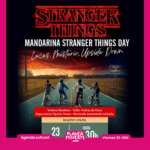 Stranger Thing mandarina garden. planes con niños en alicante
