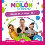Concierto molón. planes con niños en alicante
