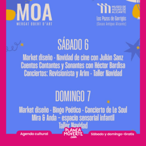 MOA Mercadillos de navidad en alicante este fin de semana