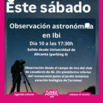 Planes el 10 de junio en alicante. Observación astronómica
