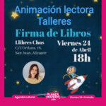 Planes con niños en alicante del 24 al 26 de abril. Llibres chus