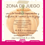 zona de juego en minitribu especial halloween para bebés y niños