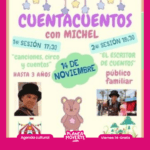 Planes con niños este viernes en alicante: Cuentacuentos con michel. biblioteca san vicente del raspeig