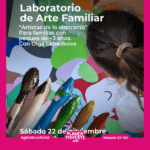 Laboratorio de arte familiar en va de cuentos. Planes con niños en alicante sábado 22 de noviembre