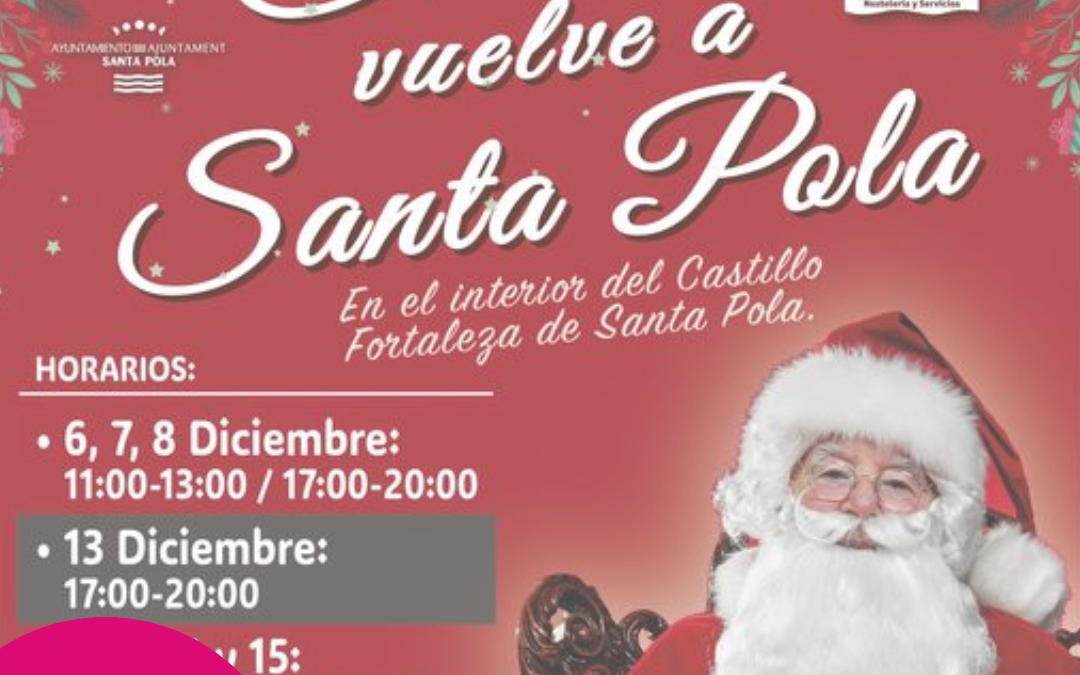 dónde ver a papá noel en alicante