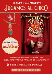 Jugamos al circo plan para toda la familia en campello el 2 de noviembre