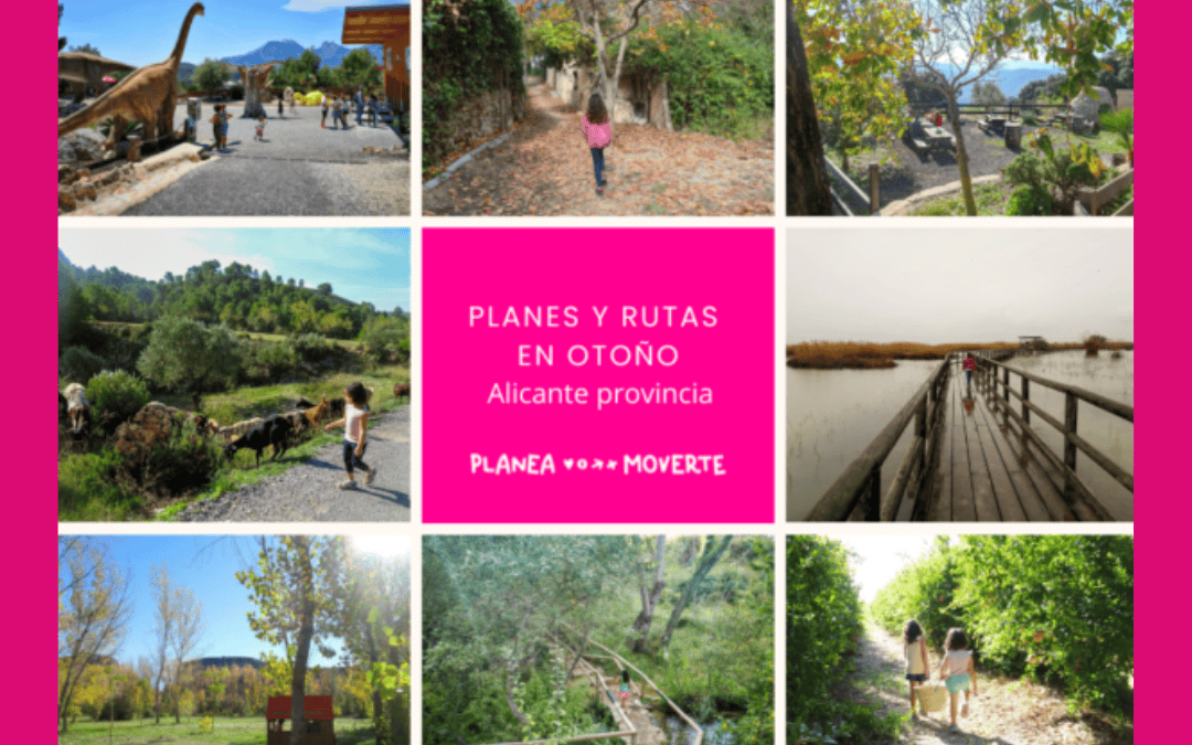 Planes otoño alicante con niños