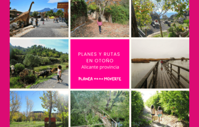 Planes otoño alicante con niños