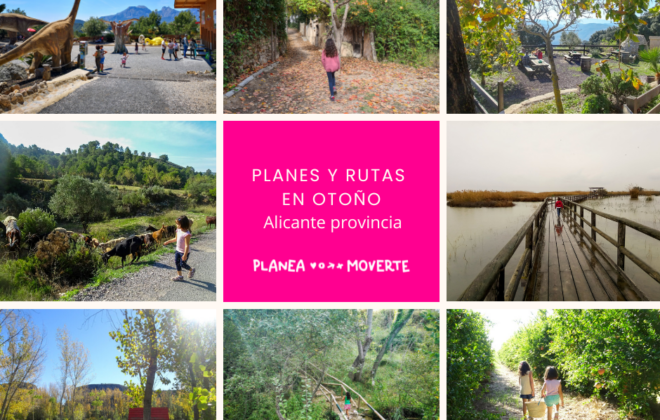 Planes otoño alicante con niños