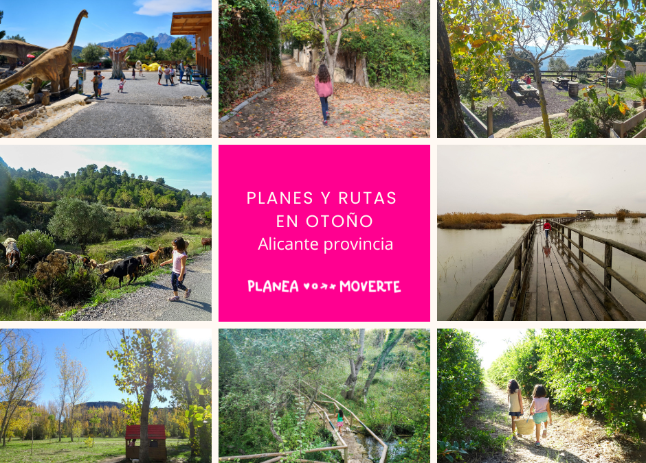 Planes otoño alicante con niños