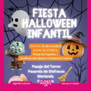 fiesta halloween infantil 2025 en sant joan alicante