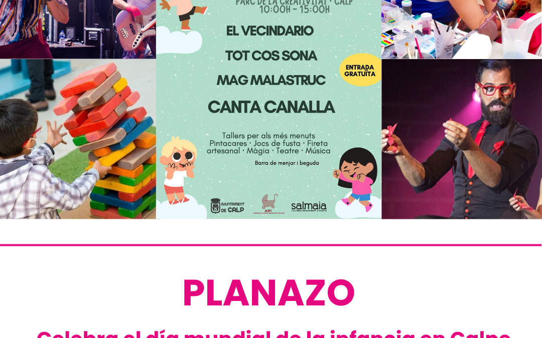 pLANES CON NIÑOS EN calpe novimebre 2025: día mundial de la infancia