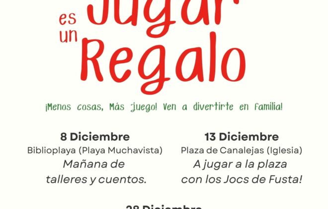 Jugar es un regalo: actividades familiares gratuitas en campello