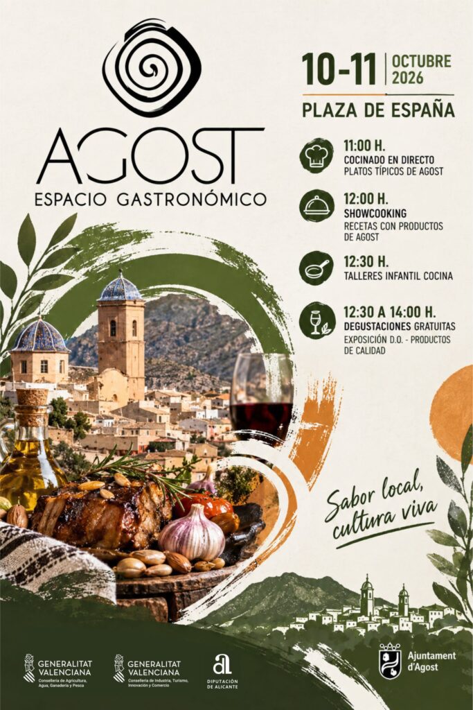 - Agost espacio gastronómico en la Feria de Agost 2026